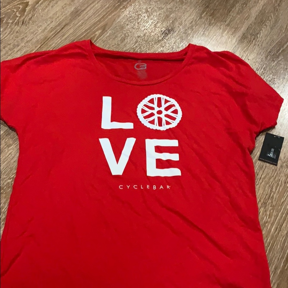 Cyclebar LOVE shirt